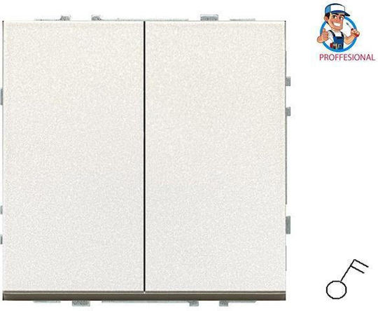 Liregus Recessed Switch Mechanism Beige