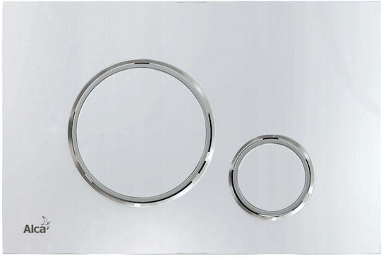 Πλακα Χειρισμου Τηιν Χρωμε Polished Κυκλ Χρωμε Matt 28-m771