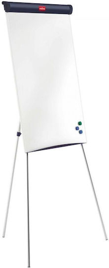 Nobo Impression Pro Flipchart Lacquered Steel Extendable Arms Tripod Magnetic + Marker White Tray
