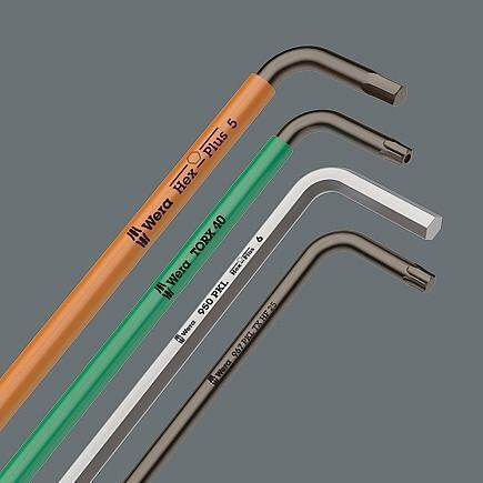 Wera Κλειδί Allen σε Σχήμα L με Μύτη Μεγέθους 17mm