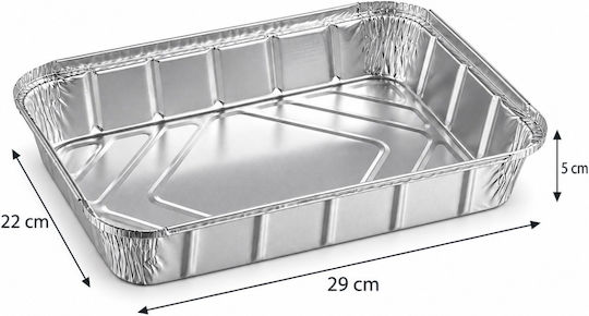Food Pack Recipient de Aluminiu Paralelogram Nr. 131 (4buc)