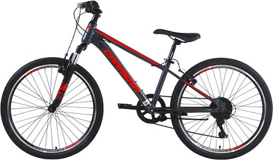 24 Zoll Kinderfahrrad mit Aluminiumrahmen 2026 Grau