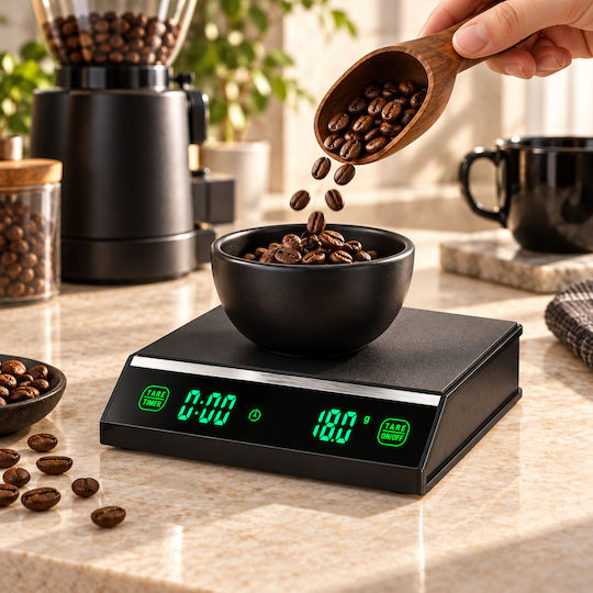 Digitale Präzision Handelswaage Kaffee 0 1gr-3kg Rückwärtszähler Kfc-22345