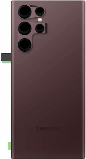 Samsung Κапак за замяна на батерията Burgundy за Galaxy S22 Ultra 5G