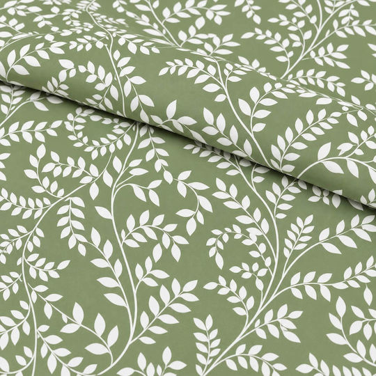 Astron Italy Irida Single Bed Set 3 Pieces 100x200+30cm Fitted Sheet Olive Green Astron Italy Irida Single Bed Set 3 Pieces 100x200+30cm Fitted Sheet Olive Green