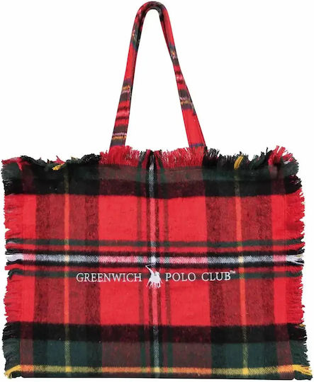 Greenwich Polo Club Essential pentru fotoliu L130xL170cm Roșu-Verde Greenwich Polo Club Essential pentru fotoliu L130xL170cm Roșu-Verde