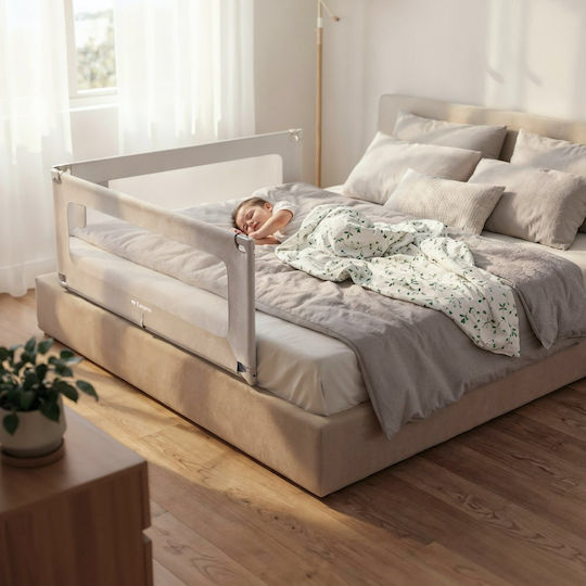 Tulano Foldable Metal Bed Rail Guard in Grey 160 cm