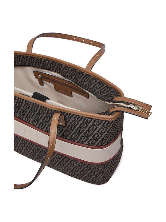 Logo Women's Shopper Bag Brown