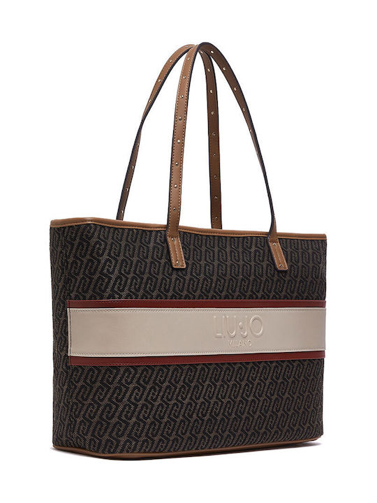 Logo Women's Shopper Bag Brown