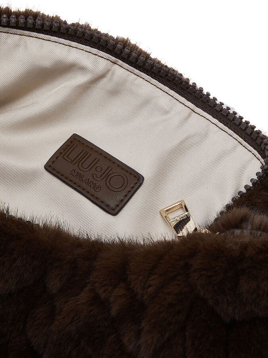 Brown Fur Women's Shopper Bag