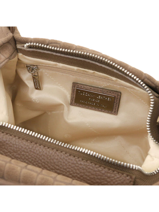 Cocoon Leather Women's Tote Bag Suede Dark Ash Grey