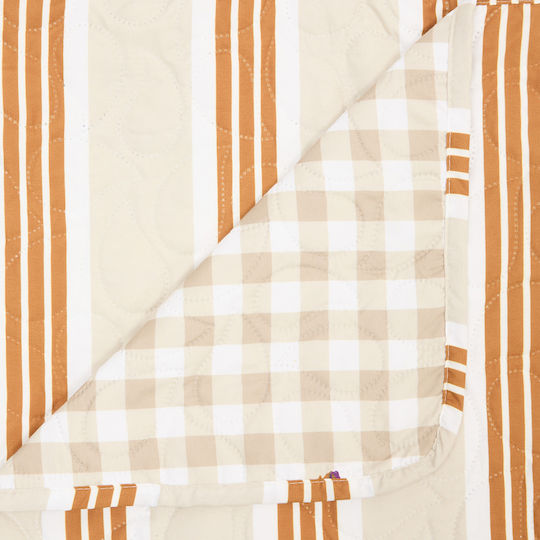 A-s Cole Tagesdecke für Doppelbett aus Polyester Beige 220x240cm