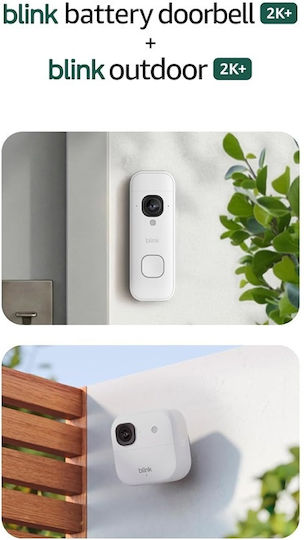 Blink Wireless Wi-Fi Doorbell with Camera White