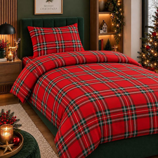 Astron Italy Super-Double Bed Sheet Set 245x260cm Multicolour (4 Pieces)