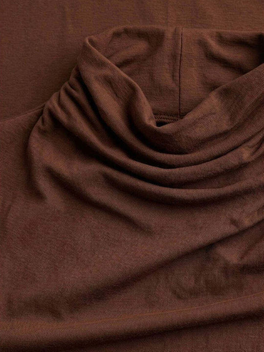 Braune Damenbluse