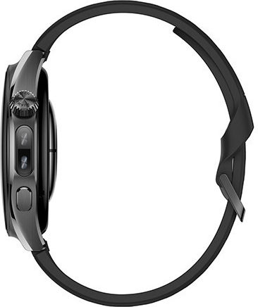 Watch 6 Stainless Steel 46mm Αδιάβροχο με Παλμογράφο (Μαύρο)