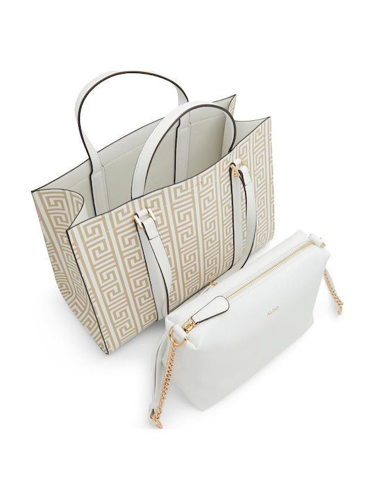 Ninetonine Women's White Tote Bag