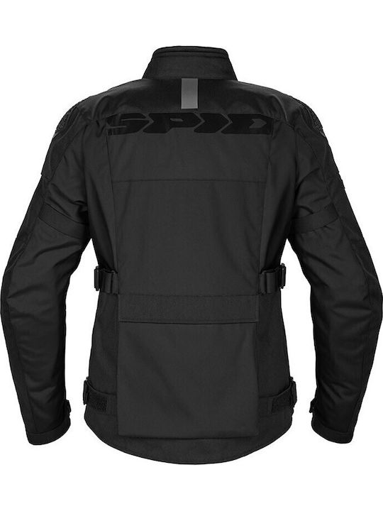 RW Winter Men's Motorcycle Jacket Cordura Waterproof Black