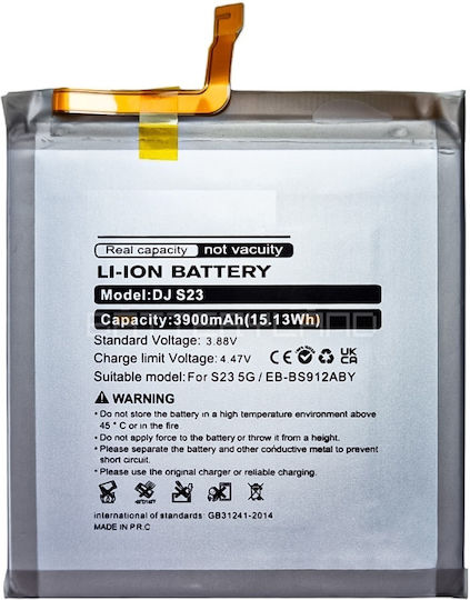 Samsung Samsung Galaxy S23 5G Battery Kompatibler Ersatzakku 3900mAh für S911, S23