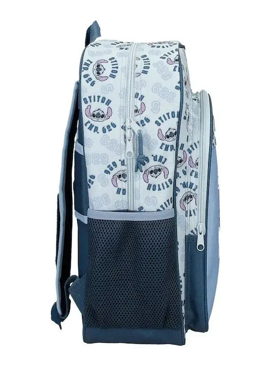 Disney Stitch School Backpack with Water Bottle Holder Blue 16L 30 x 13 x 40 cm Disney Stitch School Backpack with Water Bottle Holder Blue 16L 30 x 13 x 40 cm