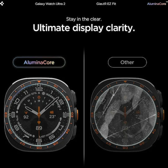 Spigen Glas.tr Ez Fit Ac Tempered Glass for Galaxy Watch Ultra 1pc AGL11758
