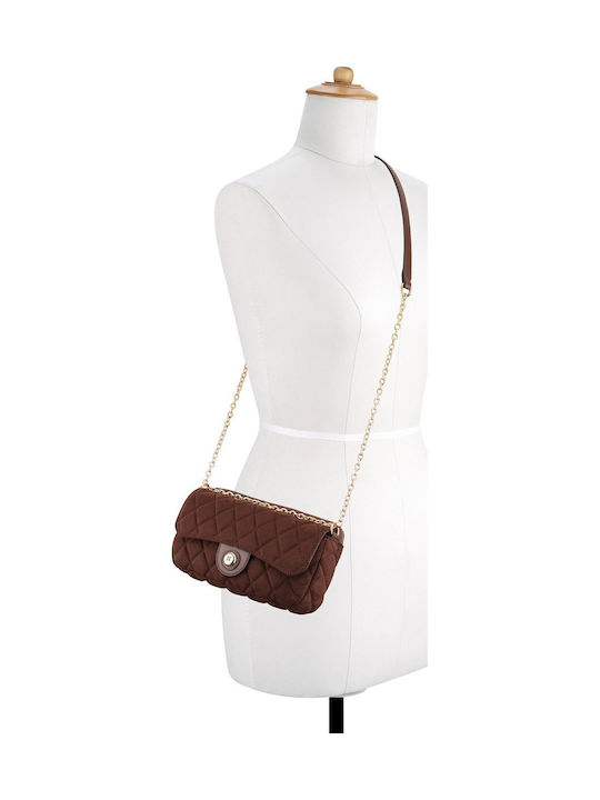 Emelina Women's Flap Bag Tabac Brown