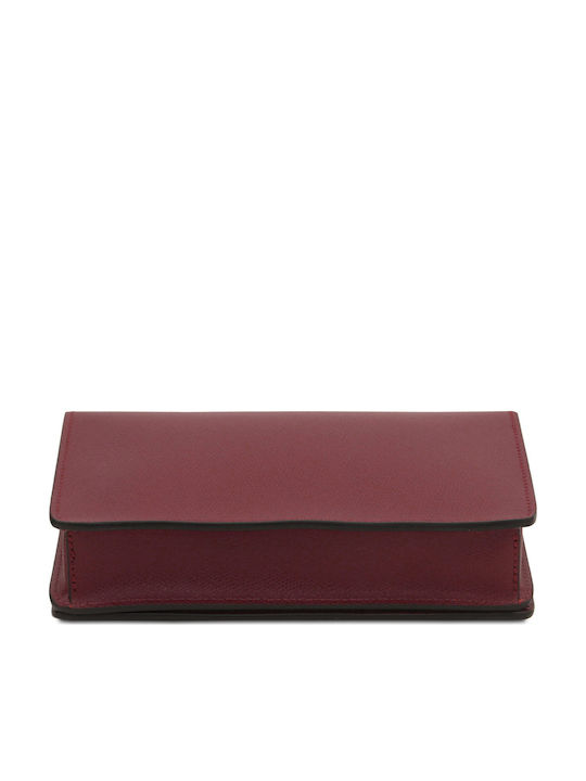 Opera Silver Leather Women's Clutch