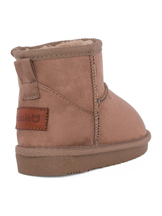 Kids Ankle Boots Taupe