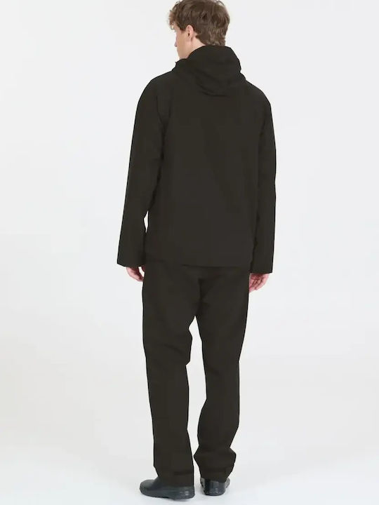 Wasserdichte Jacke Schwarz