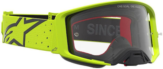 Μάσκα Motocross Alpinestars Supertech Vesta Yw Fluo Bk Clr