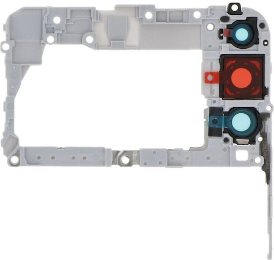 Βάση Μητρικής Τζαμάκι Κάμερας Motherboard Retaining Bracket Camera Lens Bezel Huawei P40 Lite E Black