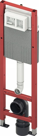 Tece Built-in Plastic Toilet Flush Rectangular Low Pressure
