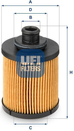 Oil Filter Fiat 500 1.4 10/07-> Genuine