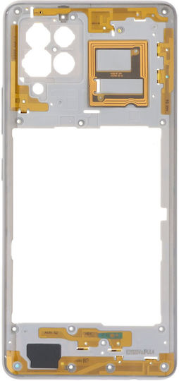 Middle Frame White for Galaxy A42