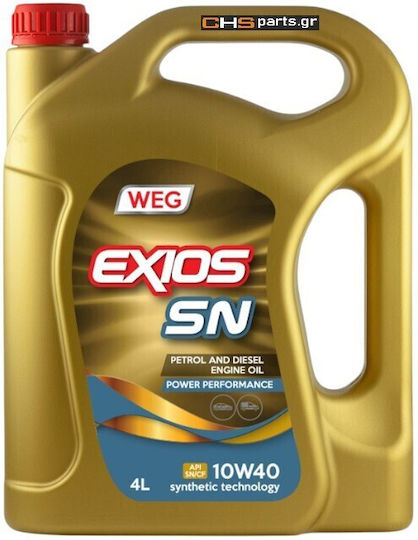 WEG Exios SN Synthetic Car Oil 10W-40 4lt