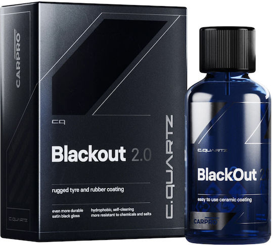 CarPro CQuartz Black Out Spray Protecție pentru Elastici Auto 50ml