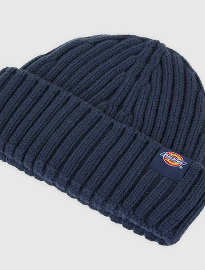 Lockwood Unisex Knitted Beanie in Navy Blue