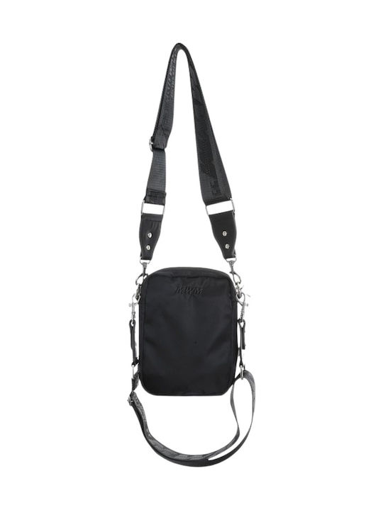 Mod Wave Movement Men's Shoulder / Crossbody Bag Black