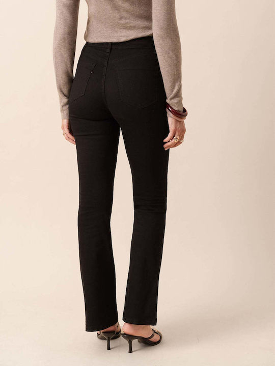 Pantaloni Jeans Evazați pentru Femei Negri