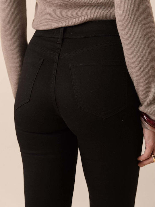 Pantaloni Jeans Evazați pentru Femei Negri