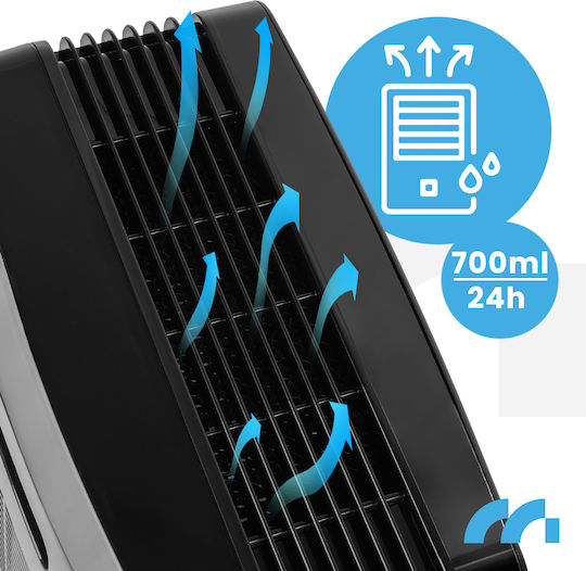 DH-2200 Θερμοηλεκτρικός (Peltier) Αφυγραντήρας 0.7lt Μαύρος
