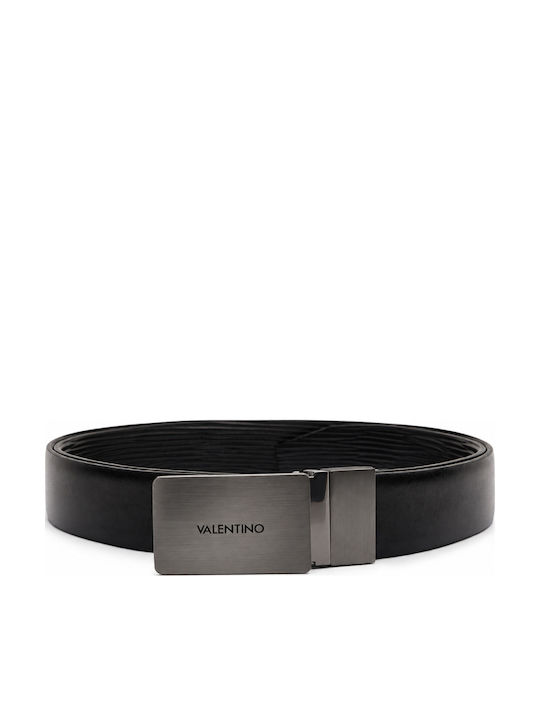Men's Black Leather Belt