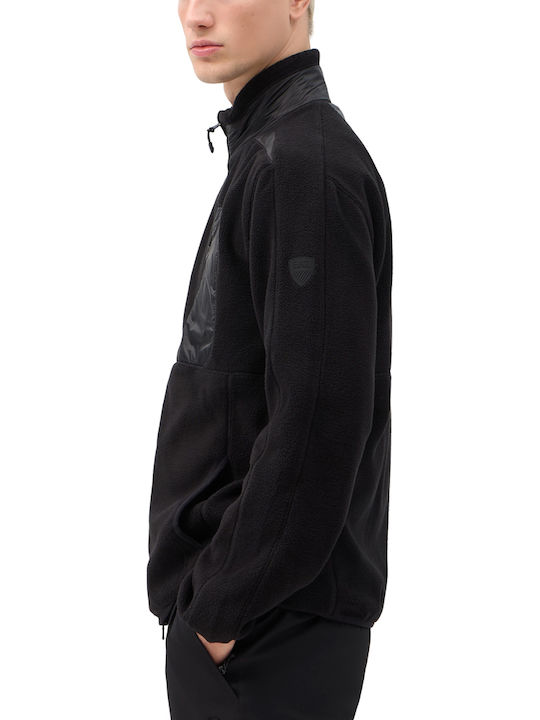 Men's Hooded Fleece Jacket Black