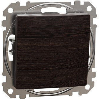 Schneider Electric Sedna Recessed Wall Switch Without Frame Aller Retour Brown