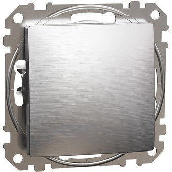 Schneider Electric Recessed Wall Switch Without Frame Silver