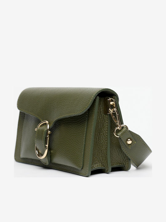 Burgunderrote Damen-Ledertasche mit Klappe