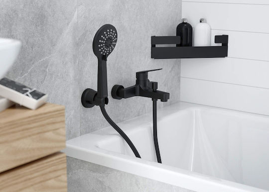 Deante Dalia Suport Pentru Duș Cu Ventuză Negru Mat Easy-fix