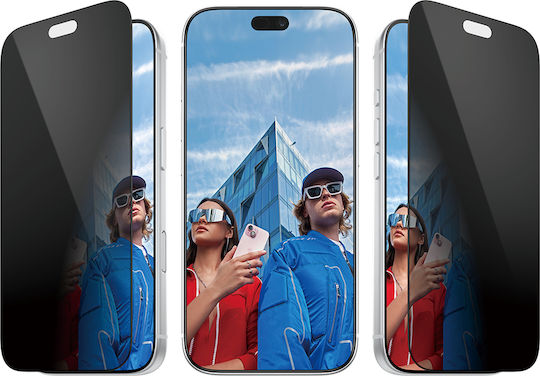 PanzerGlass 2-way Privacy Screen Protector Apple iPhone 18 Pro Ultra-wide Fit W Easyaligner