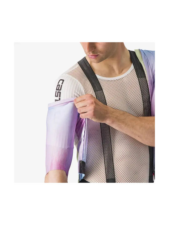 Castelli Herren-Kurzarm-Fahrradtrikot Mehrfarbig
