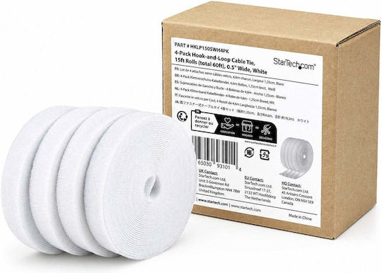 StarTech Λευκό HKLP1505WH4PK 4τμχ